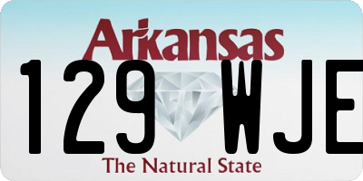 AR license plate 129WJE
