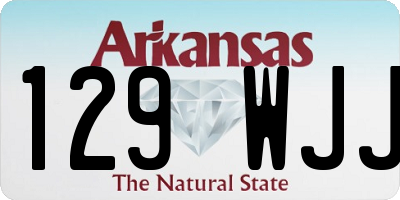 AR license plate 129WJJ