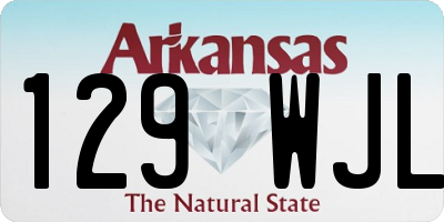 AR license plate 129WJL