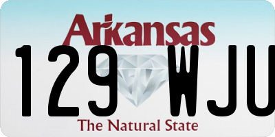 AR license plate 129WJU
