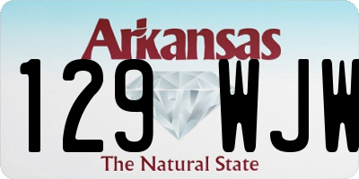 AR license plate 129WJW