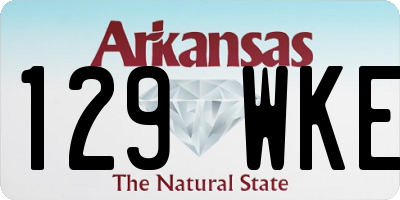 AR license plate 129WKE