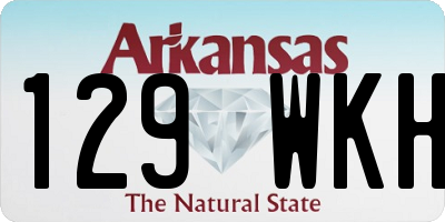 AR license plate 129WKH