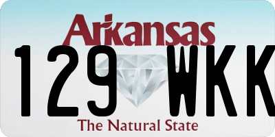 AR license plate 129WKK