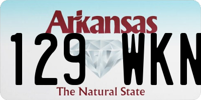 AR license plate 129WKN
