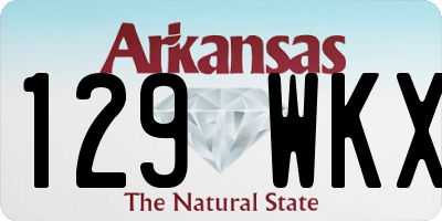 AR license plate 129WKX