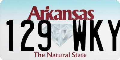 AR license plate 129WKY