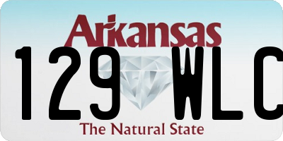 AR license plate 129WLC