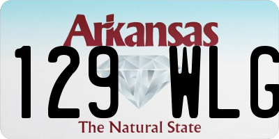 AR license plate 129WLG
