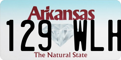 AR license plate 129WLH