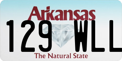 AR license plate 129WLL