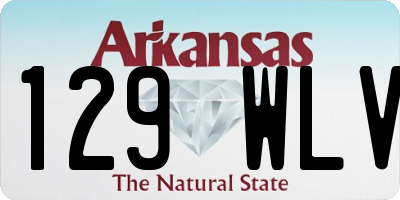 AR license plate 129WLV