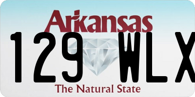 AR license plate 129WLX