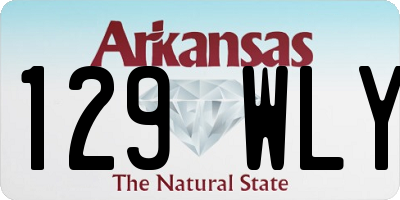 AR license plate 129WLY