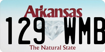 AR license plate 129WMB