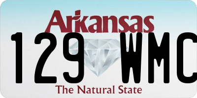 AR license plate 129WMC