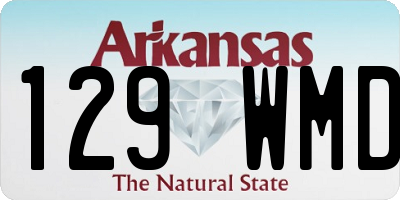 AR license plate 129WMD