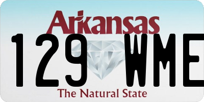 AR license plate 129WME