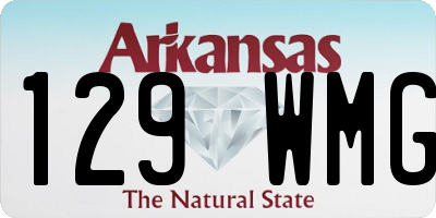 AR license plate 129WMG