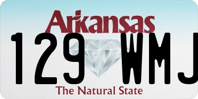 AR license plate 129WMJ
