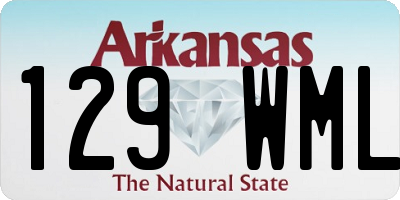 AR license plate 129WML