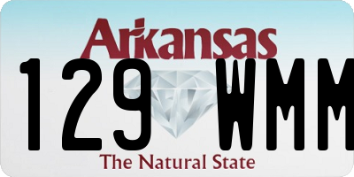AR license plate 129WMM