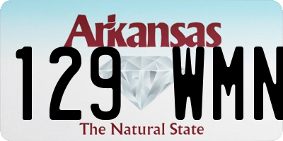 AR license plate 129WMN