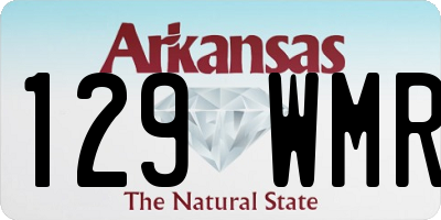 AR license plate 129WMR