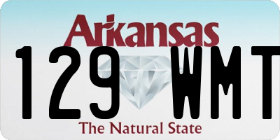 AR license plate 129WMT