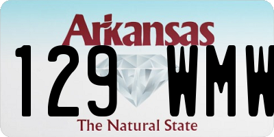 AR license plate 129WMW