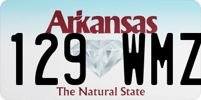 AR license plate 129WMZ