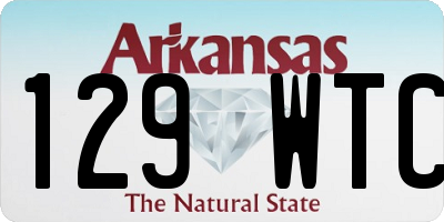 AR license plate 129WTC