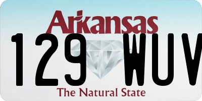 AR license plate 129WUV