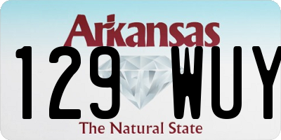AR license plate 129WUY