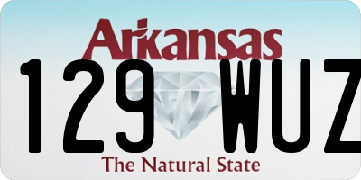 AR license plate 129WUZ