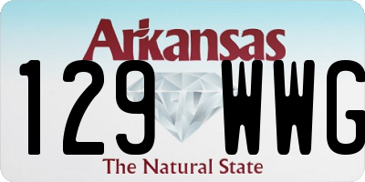 AR license plate 129WWG