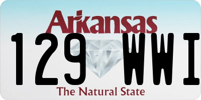 AR license plate 129WWI