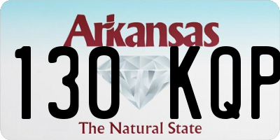 AR license plate 130KQP