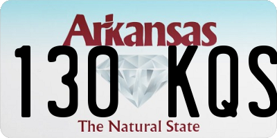 AR license plate 130KQS