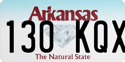 AR license plate 130KQX