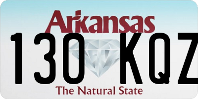 AR license plate 130KQZ