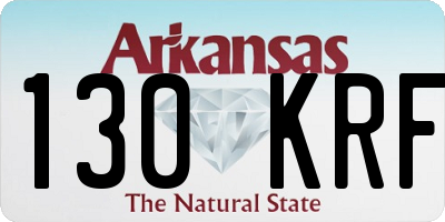 AR license plate 130KRF