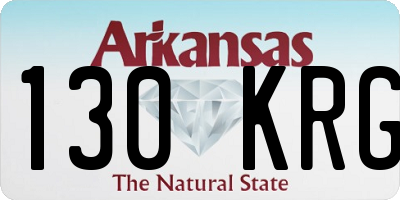 AR license plate 130KRG