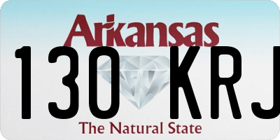 AR license plate 130KRJ