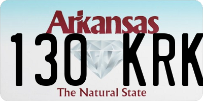 AR license plate 130KRK