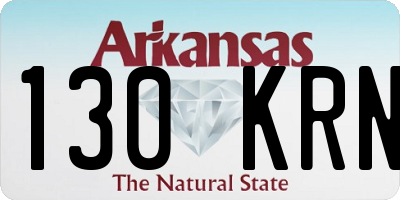 AR license plate 130KRN