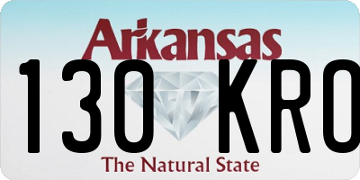 AR license plate 130KRO