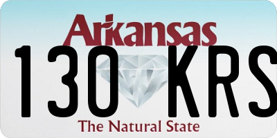 AR license plate 130KRS