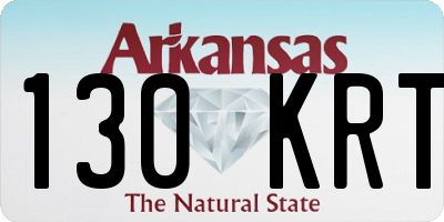 AR license plate 130KRT