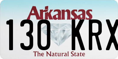 AR license plate 130KRX